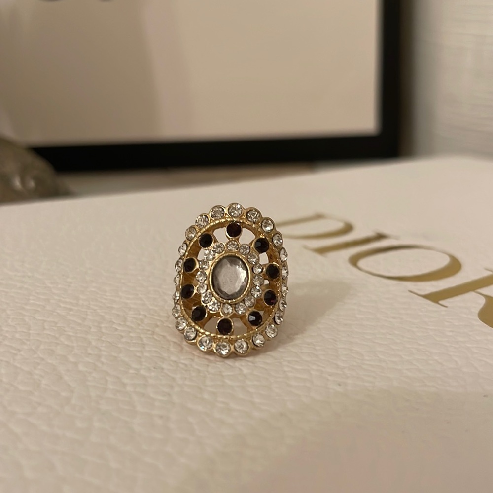 Gold and Garnet Ring